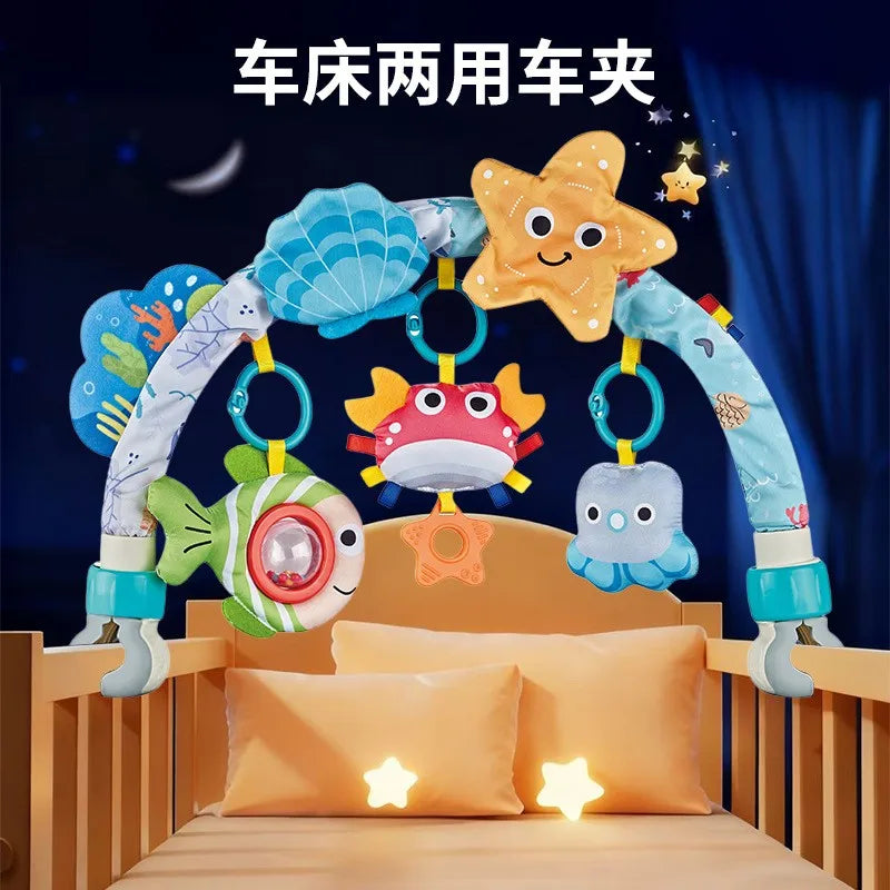 Baby Stroller Arch Toys Bouncer Toy Pram Activity Arch Toys Fine Motor Skills Toys Sensory Development Arch Baby Car Seat Toys