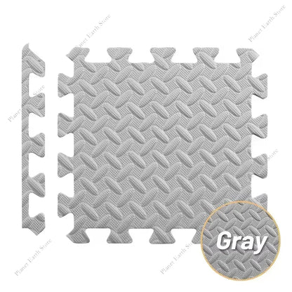 12Pcs Eva Foam Mat Baby Foam Play Mat Interlocking Foam Tiles Non-Slip Foam Floor Mat Gym Puzzle Sports Floor Mat Home 30*30*1CM