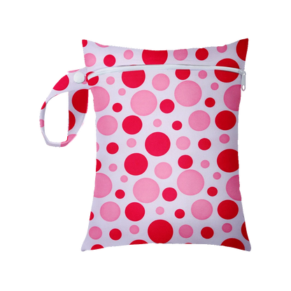 Mini Size 25x20cm Diaper Bag Waterproof Reusable Mummy Bag Printed Pocket Nappy Bags PUL Travel Wet Dry Bags Purple Color