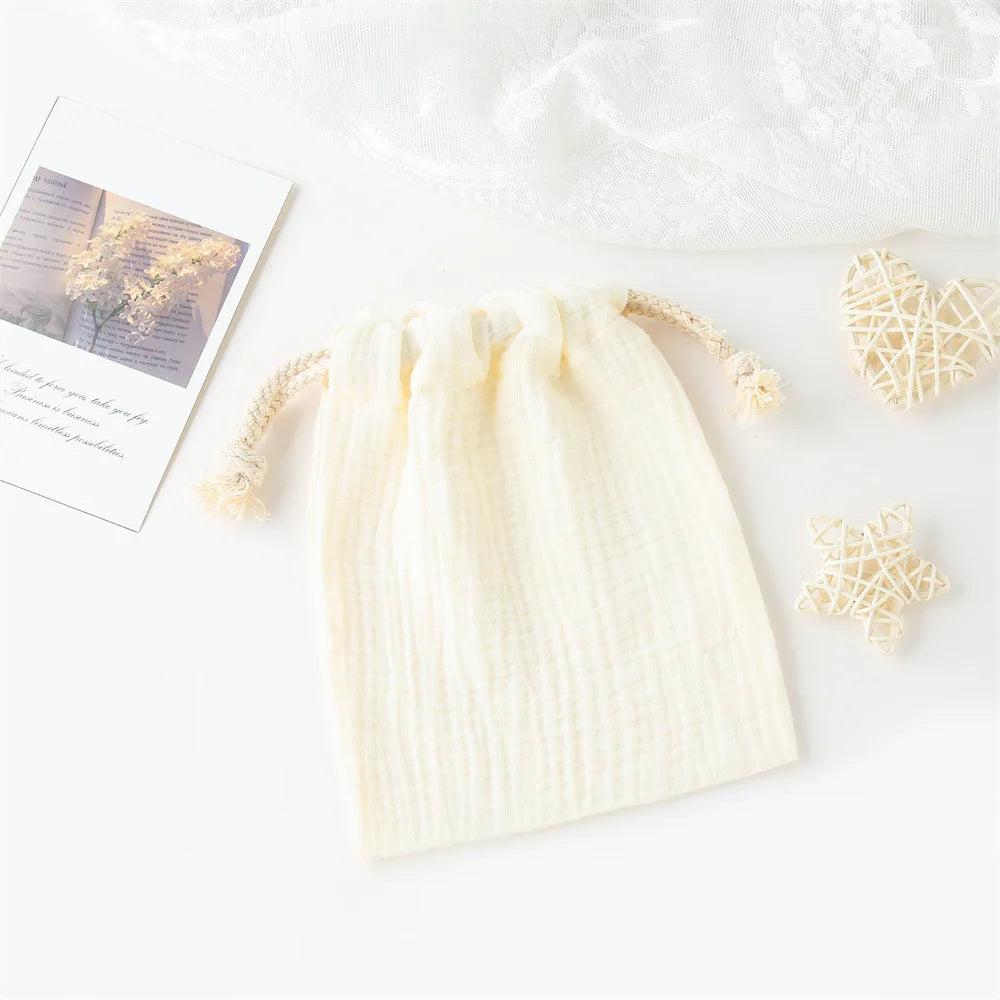 String Diaper Bag Baby Disposable Diaper Comfort Saliva Towel Storage Bag Handbag Baby Boys Girls Bottle Trolley Hanging Bag New