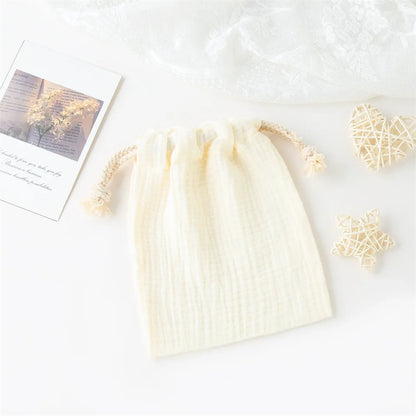 String Diaper Bag Baby Disposable Diaper Comfort Saliva Towel Storage Bag Handbag Baby Boys Girls Bottle Trolley Hanging Bag New