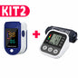 Kit Saúde Doméstico — Oxímetro Digital e Monitor de Pressão Arterial de Braço