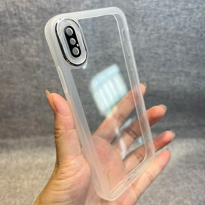 For iPhone X Case iPhone XS Phone Case iPhone XS Cover iPhone XS Max iPhone X XS XSMAX Shookproof Plating Silicone Back Cover