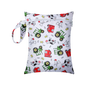 Mini Size 25x20cm Diaper Bag Waterproof Reusable Mummy Bag Printed Pocket Nappy Bags PUL Travel Wet Dry Bags Purple Color