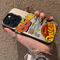 Lightning McQueen 95 Cars Plating Phone Case for iPhone 17 16 15 14 13 12 11 Pro Max Plus 17 Air 16E X XR XS Max Back Cover