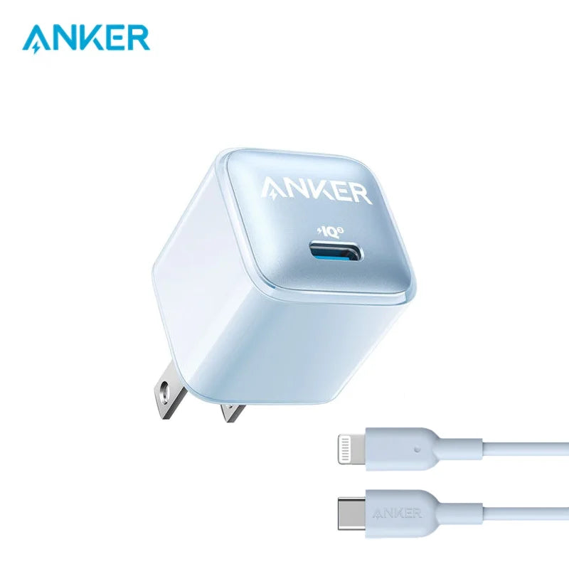 Carregador Anker 20W Nano Pro 511 — USB-C Carga Rápida para iPhone 12, 13 e 14