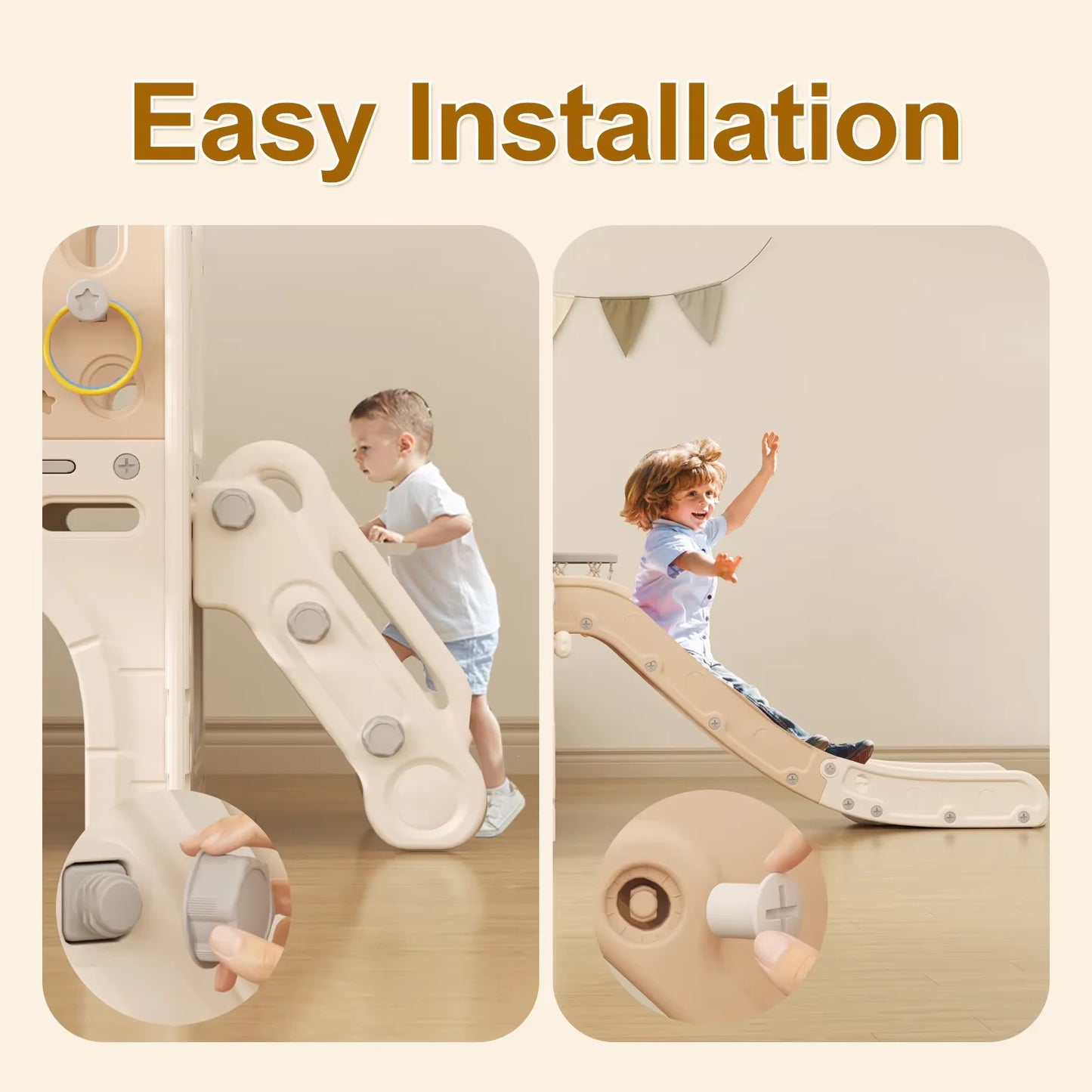 Baby slide Home Storage Slide Children's Indoor Home  Multifunction Park Baby Family Amusement Swing Playground