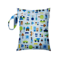 Mini Size 25x20cm Diaper Bag Waterproof Reusable Mummy Bag Printed Pocket Nappy Bags PUL Travel Wet Dry Bags Purple Color