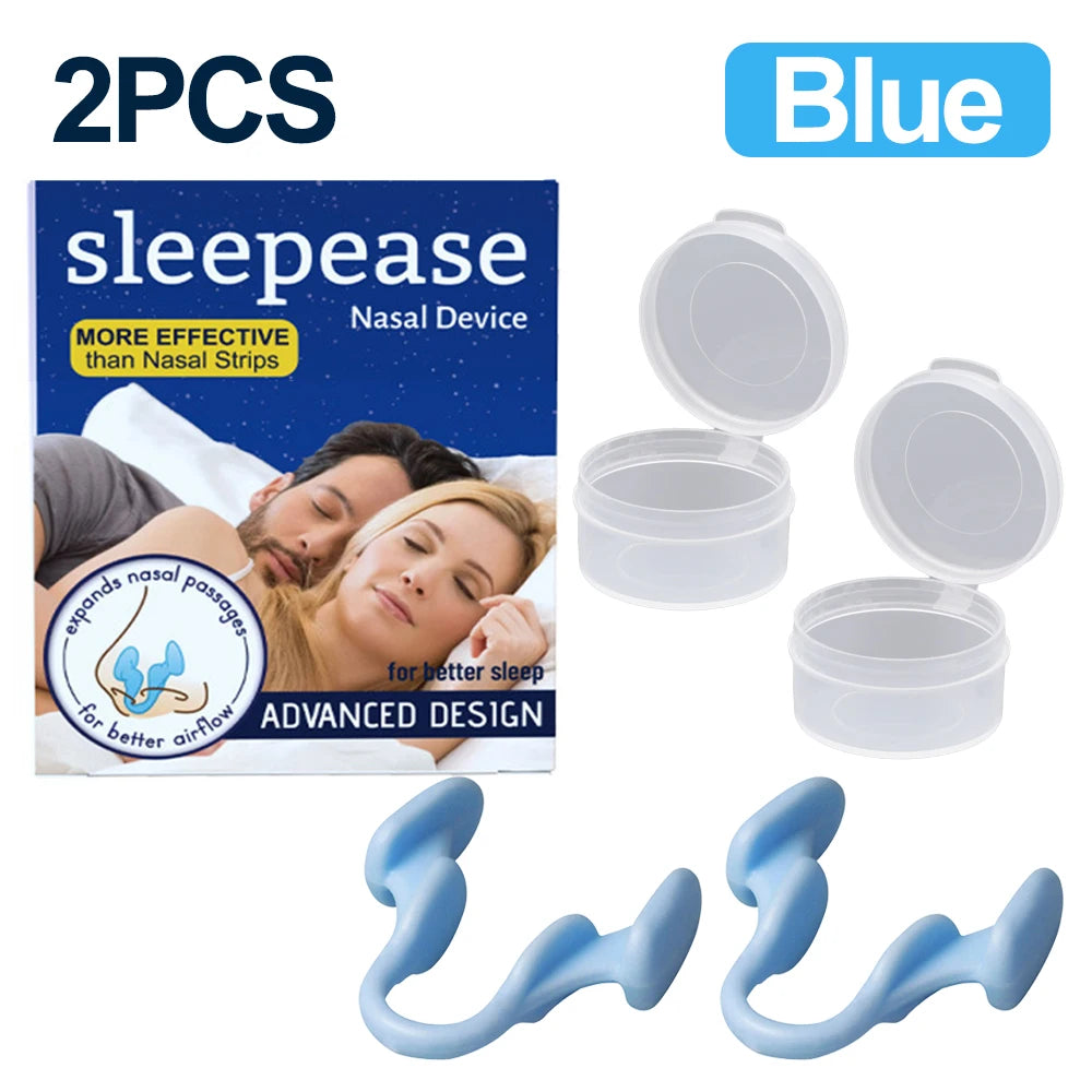 Clip Nasal de Silicone Antirronco — Dilatador Nasal para Respirar Melhor e Dormir Bem