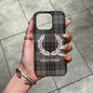 F-Fred Luxuxy Perry For IPhone 17 16 15 Plus Pro Max 12 14 Plus 11 13 Wave Corrugated Stripe Funda Phone Cover