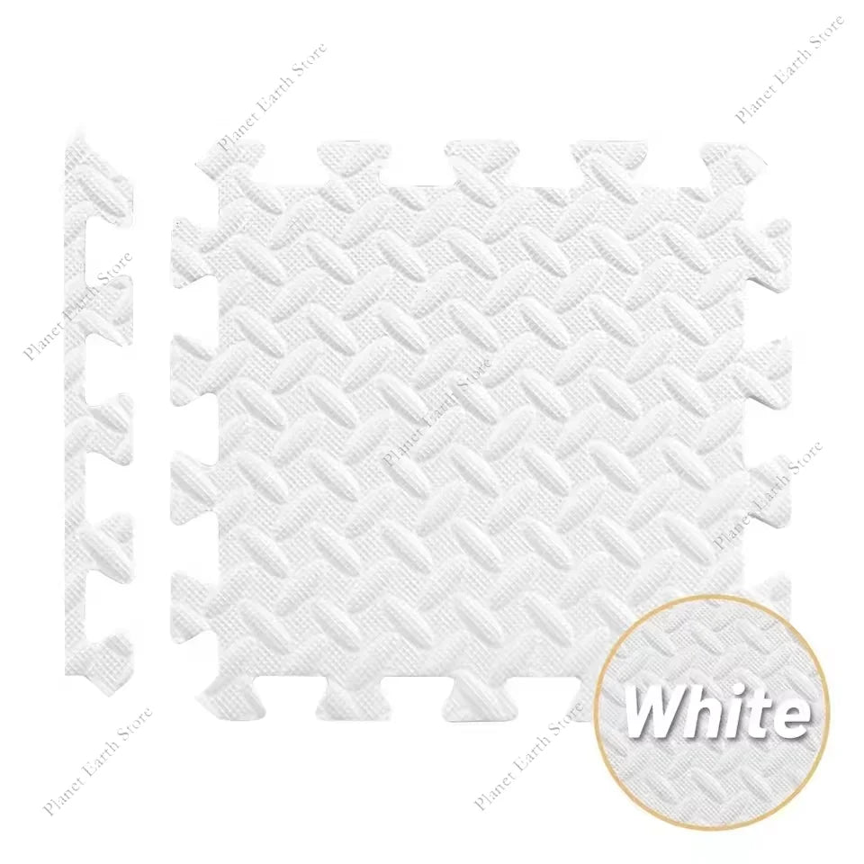 12Pcs Eva Foam Mat Baby Foam Play Mat Interlocking Foam Tiles Non-Slip Foam Floor Mat Gym Puzzle Sports Floor Mat Home 30*30*1CM