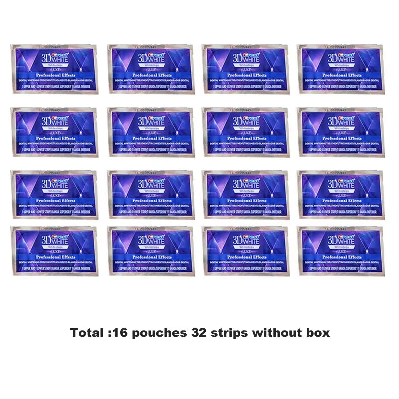 Fitas Clareadores Dentais Crest 3D Whitestrips — Efeito Profissional em Casa
