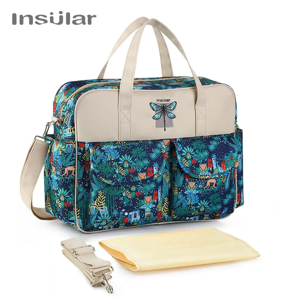 New Style Waterproof Diaper Bag Large Capacity Messenger Travel Bag Multifunctional Maternity Mother Baby Stroller Bags