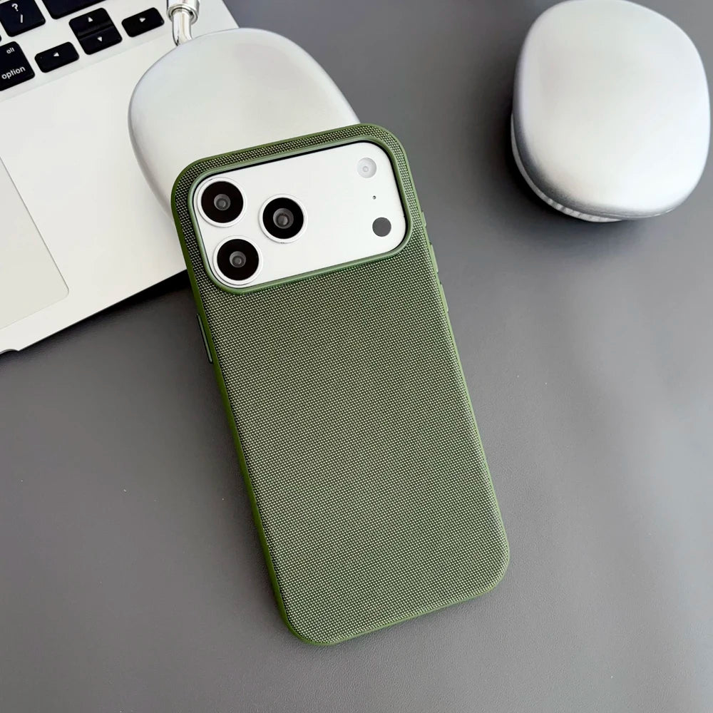 Magnetic TechWoven Case For iPhone 18 17 Pro Max 16 15 14 Plus For Magsafe Wireless Charging Technology Woven Shockproof Cover