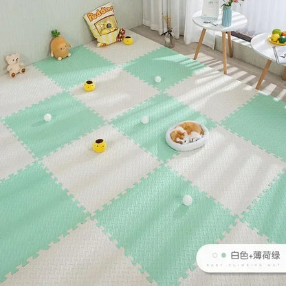 12PCS EVA Foam Puzzle Mats Children Room Activities Mats For Baby Interlock Floor Carpet 30*30CM Baby Floor Ma Baby Play Matt