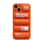 Fashion Down Jacket Puffer Case for iPhone 17 Pro Max 16 15 14 Plus 13 12 11 XR Original Lovely Silicone i Phone Cover Etui