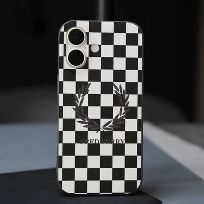 F-Fred Luxuxy Perry For IPhone 17 16 15 Plus Pro Max 12 14 Plus 11 13 Wave Corrugated Stripe Funda Phone Cover