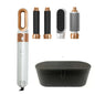 Kit 5 em 1 Secador e Pente Térmico Profissional — Prancha, Cachos e Styling