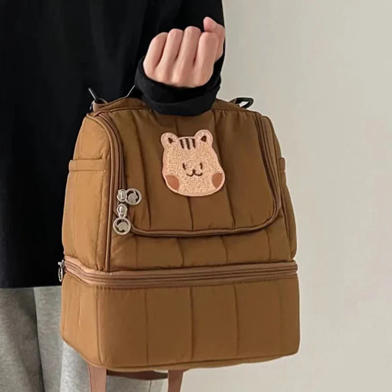 Portable Lightweight Mummy Backpack Maternity Packages Diaper Bag Nappy Organizer Baby Care Milk Bottle Thermal Insulated Bag