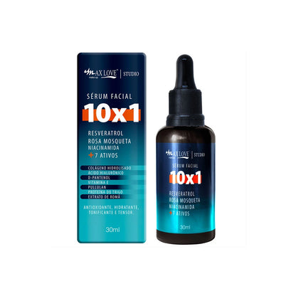 Sérum Facial Max Love 10 em 1 — Tratamento Completo para Pele Radiante