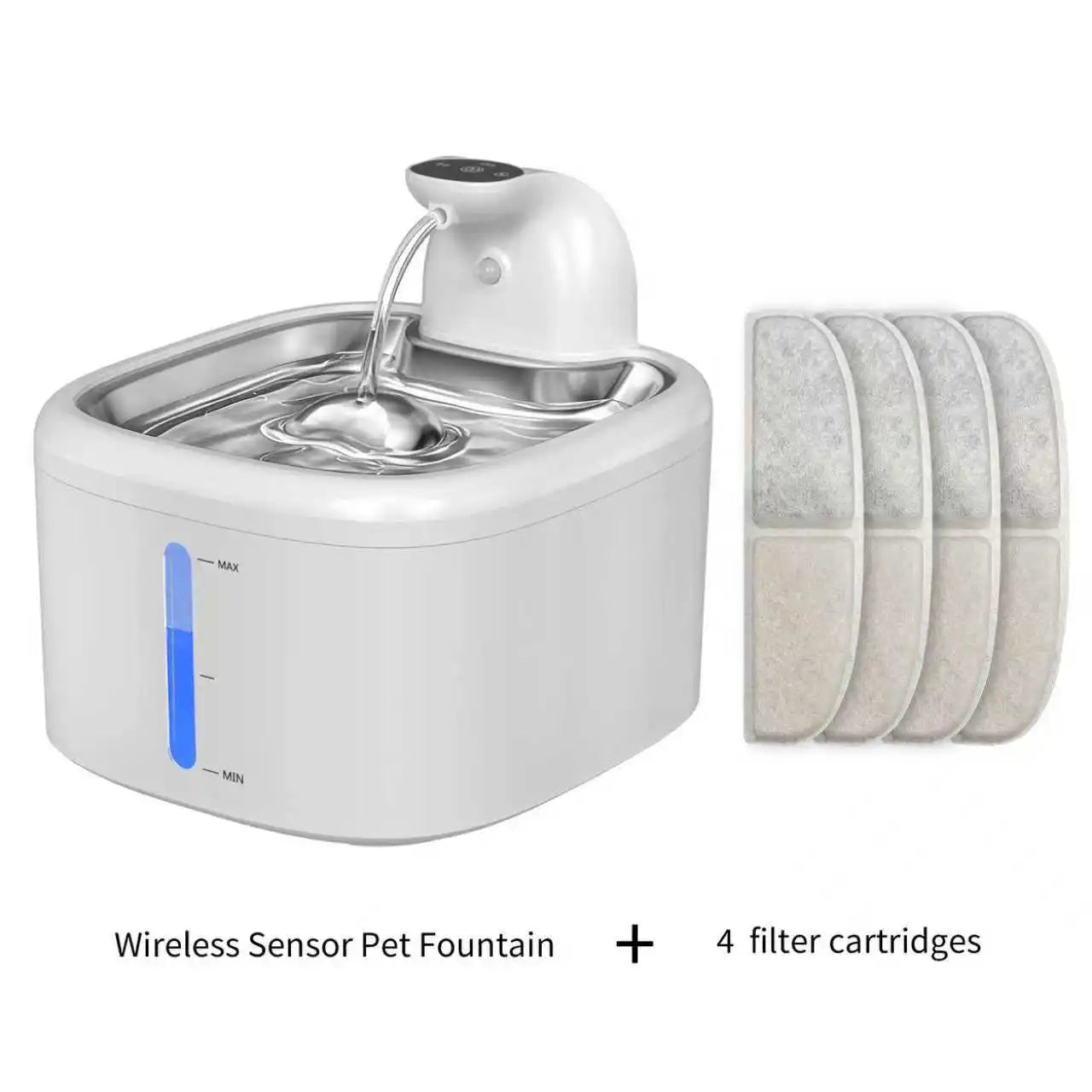 Bebedouro Automático Sem Fio para Gatos e Cães — 3,5L, Sensor de Movimento, Bateria 4000mAh