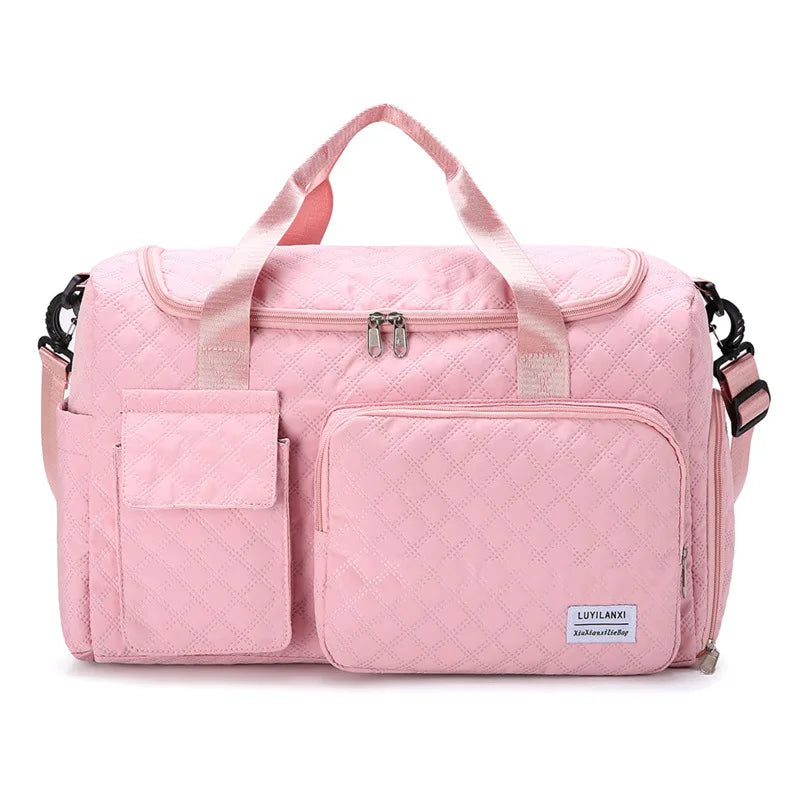 Personalized Diaper Bags Custom Name Mommy Baby Bag Large Capacity Outgoing Storage Bag Embroidered Handheld Crossbody Bag Gifts
