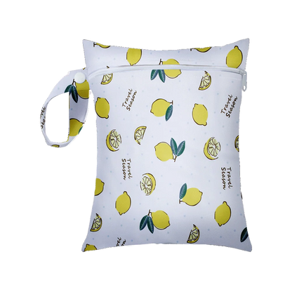 Mini Size 25x20cm Diaper Bag Waterproof Reusable Mummy Bag Printed Pocket Nappy Bags PUL Travel Wet Dry Bags Purple Color