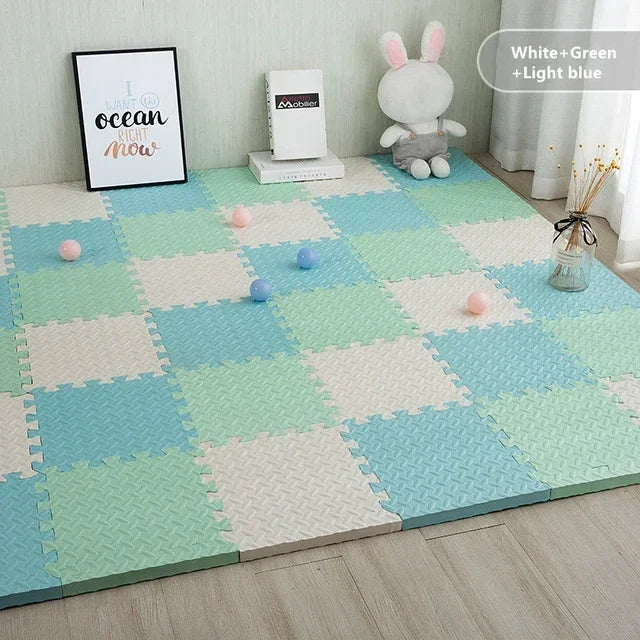 30cm Baby Foam Crawling Mat Children EVA Educational Toys Kids Soft Floor Game Mat Chain Fitness Brick Gym Game Carpet Kid Room