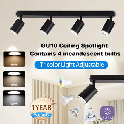 Spot de Teto LED com Lâmpada Substituível — Pendente Decorativo para Quarto e Cozinha
