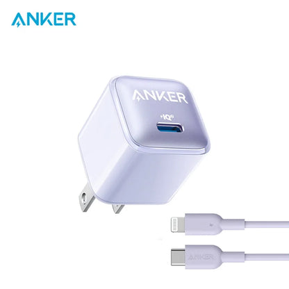 Carregador Anker 20W Nano Pro 511 — USB-C Carga Rápida para iPhone 12, 13 e 14