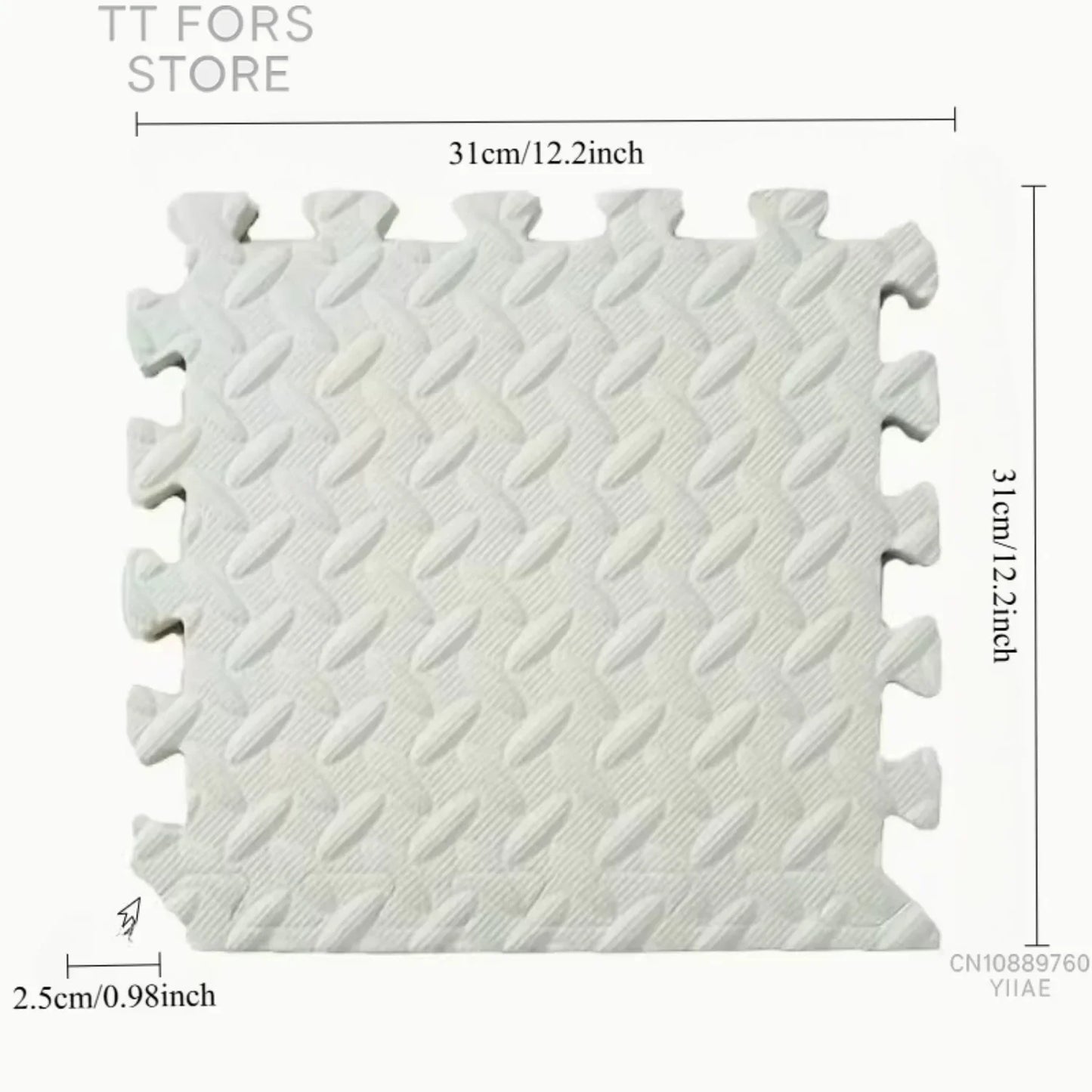 2.5cm Thick Baby Play Mat EVA Foam Non-Slip Baby Crawling Activity Mat Children's Activity and Leisure Mat Home Decor Reusable