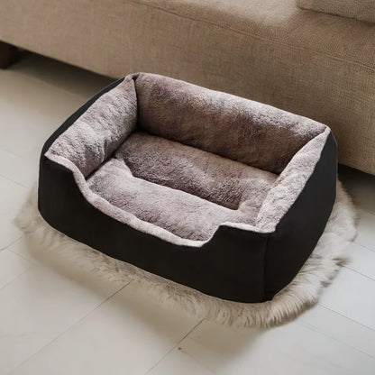 Cama Almofada para Gatos e Cães — Pelúcia Macia, Lavável, Tamanhos P ao GG