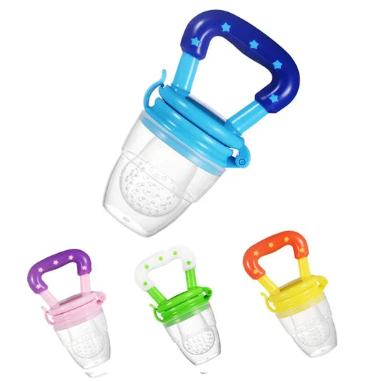 Chupeta Alimentadora de Silicone para Bebê – Fruta Fresca e Papinha