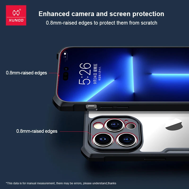 Xundd For iPhone 17 Pro Max For iPhone 17 Pro For iPhone 17 Shockproof Case Transparent Case Magnetic Case For iPhone 17 Air