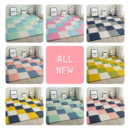 30cm Baby Foam Crawling Mat Children EVA Educational Toys Kids Soft Floor Game Mat Chain Fitness Brick Gym Game Carpet Kid Room