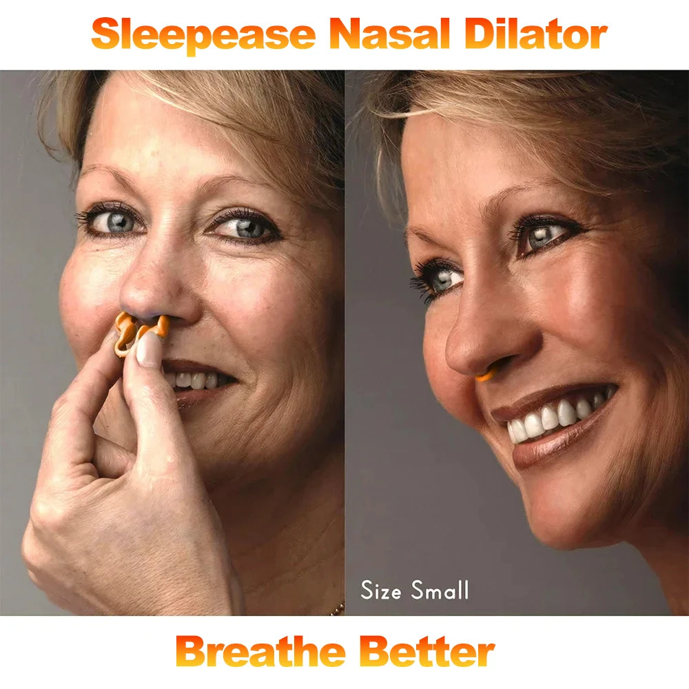 Clip Nasal de Silicone Antirronco — Dilatador Nasal para Respirar Melhor e Dormir Bem