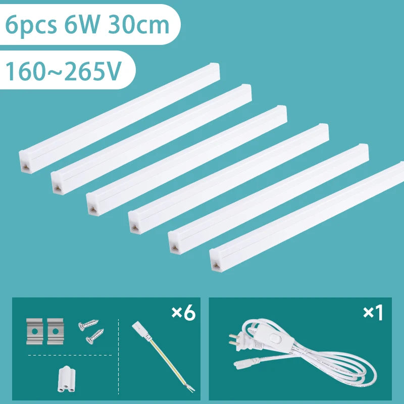 Luminária LED para Cozinha 6W 10W 20W — Luz Embaixo do Armário 110V/220V