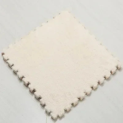 Puzzles Carpet Soft Plush Mat Baby Play Mat Baby Toys in Children's Room Keep Warm Anti-slip Home Decor Rugs 30*30*1CM