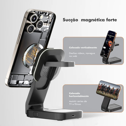Carregador MagSafe Indução para iPhone — Magnético USB-C