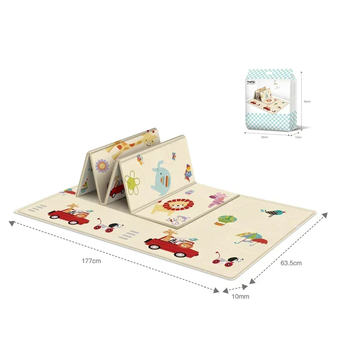 Non Toxic Foldable Baby Play Mat Educational Children's Room Carpet Non Slip and Anti Fall Floor Children's Activity Toys