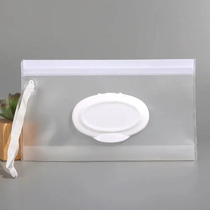 EVA Baby Wet Wipe Dispenser Bag Portable Refillable Flip Cover Wipe Pouch Reusable Travel Wet Wipe Pouch