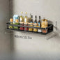Multifunctional Aluminum Wall-Mounted Shelf Kitchen Spice Storage Rack Kitchen Supplies Storage Hooks Kitchen Accessories