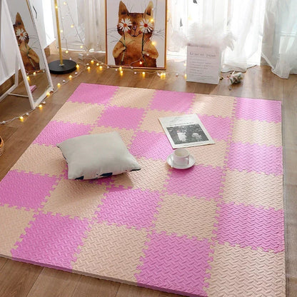 4-16PCS Interlocking Baby Play Mat Thick Soft Carpet Floor Mat Children Room Activities Mat For Baby Kids Carpet Mats Foam Rug