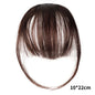 Franja Posticía com Clip — Cabelo Sintético Natural Resistente ao Calor
