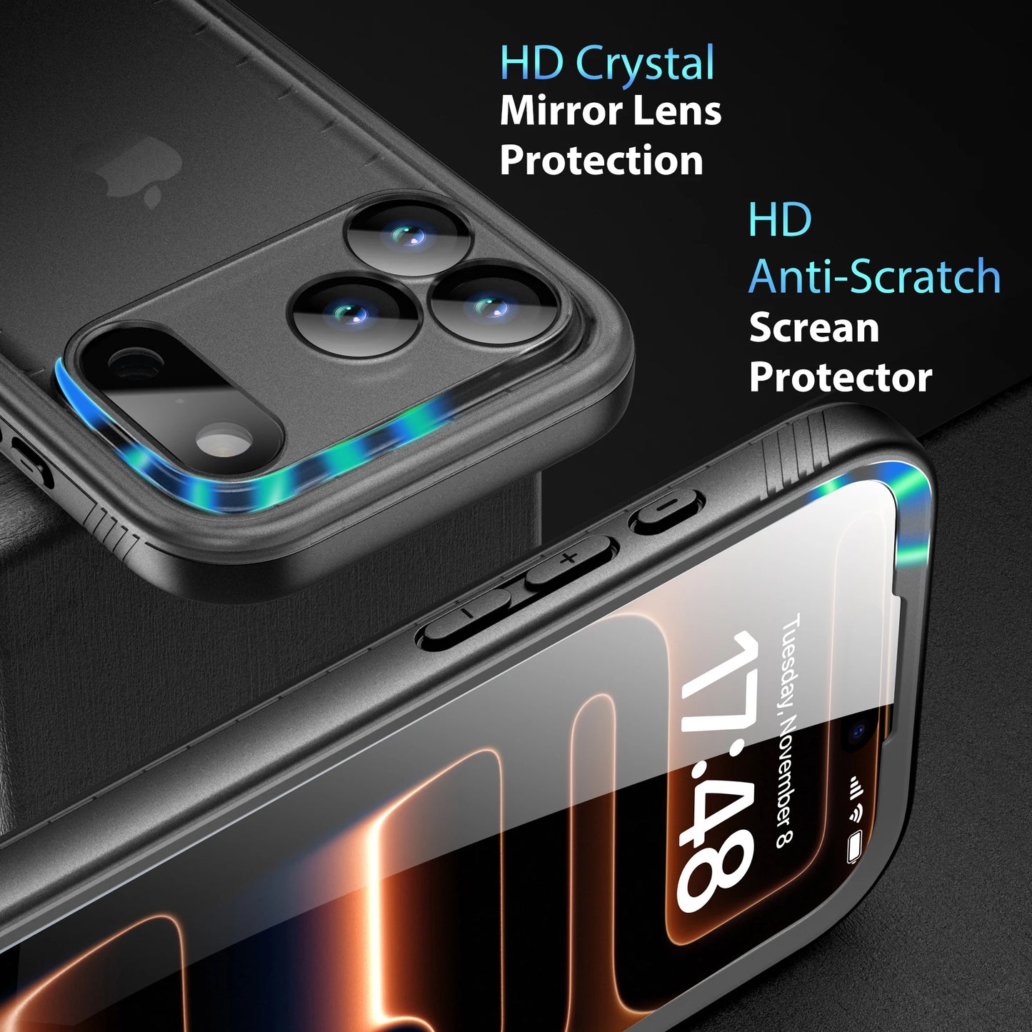 Capa À Prova d’Água SPORTLINK IP68 para iPhone 7 ao 17 Pro Max — Proteção 360°