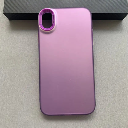 For iPhone x Case iPhone XR Phone Case iPhone XS Cover iPhone XS MAX 7 8 plus 8p cases Luxury Metallic Aurora Skin Matte Cover