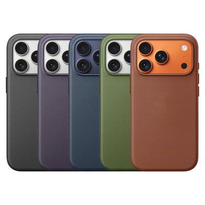 Magnetic TechWoven Case For iPhone 18 17 Pro Max 16 15 14 Plus For Magsafe Wireless Charging Technology Woven Shockproof Cover