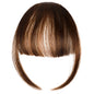 Franja Posticía com Clip — Cabelo Sintético Natural Resistente ao Calor