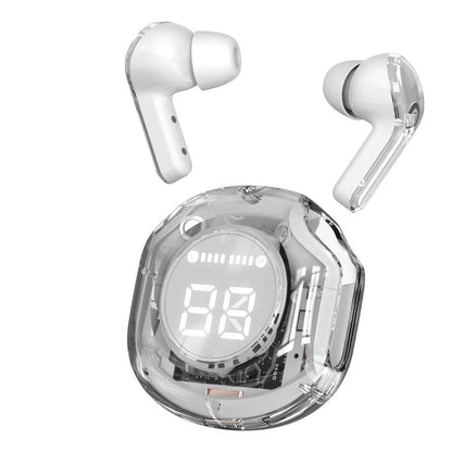 Fones De Ouvido Sem Fio Bluetooth Controle De Toque HiFi Stereo Noise Reduc Microfone À Prova D'água De Baixa Latê