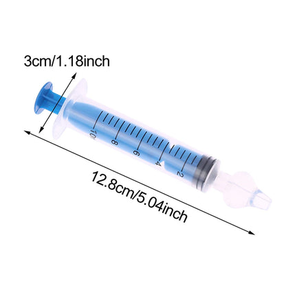 1PC 10ML Baby Syringe Silicone Nasal Aspirator Nasal For Baby Infant Safe Nasal Washer Needle Tube Cleaner Newborns Nose Cleaner